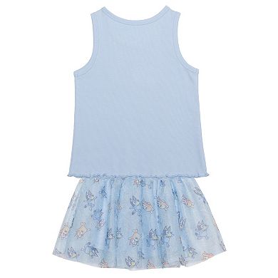 Baby & Toddler Bluey Best Day Ever Doodle Tank Top & Skirt Set