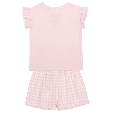 Baby & Toddler Peppa Pig Flowers 2-Piece Top & Short Set