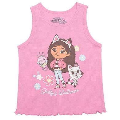 Girls 4-12 Gabby's Dollhouse Tank Top & Skirt Set