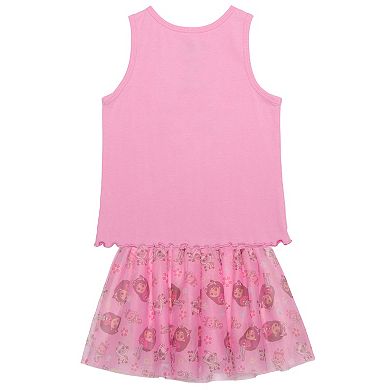 Girls 4-12 Gabby's Dollhouse Tank Top & Skirt Set