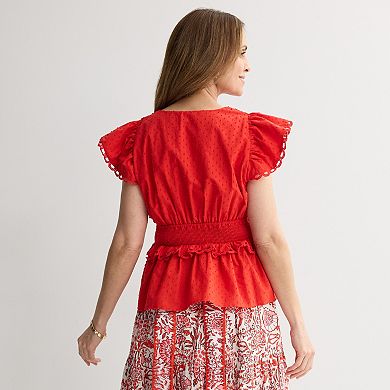 Women's Farmers Market V-Neck Blouse