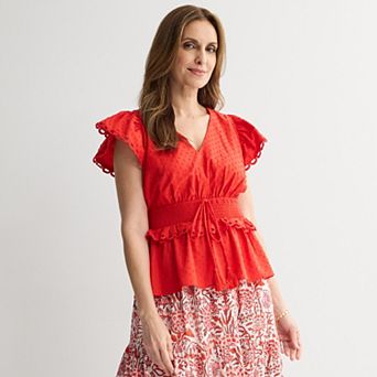 Women's Farmers Market V-Neck Blouse