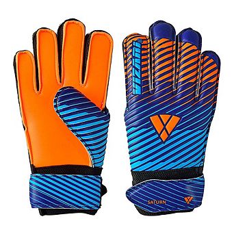 Vizari Saturn F.P Youths' Soccer Goalie Gloves with grip boost, padded palm, and fingersave tech.