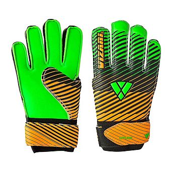 Vizari Saturn F.P Youths' Soccer Goalie Gloves with grip boost, padded palm, and fingersave tech.