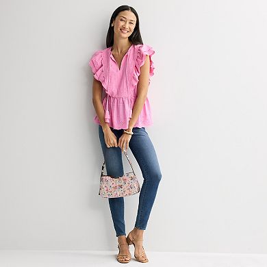 Women's Farmers Market Eyelet Blouse