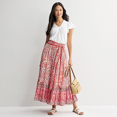 Women's Farmers Market Maxi Skirt