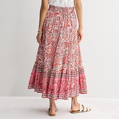 Women's Farmers Market Maxi Skirt