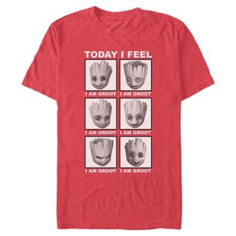 Men's Marvel Groot Today I Feel Graphic Tee