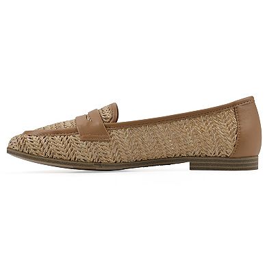 White Mountain North Raffia Women's Slip-On Loafers