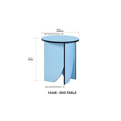 Kings Brand Furniture Zoe Modern End Table