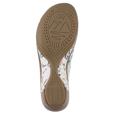 White Mountain Valencia Women's Open Back Clog Sandals