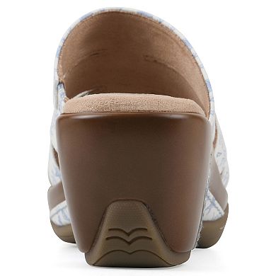 White Mountain Valora Women's Slip-On Clog Sandals
