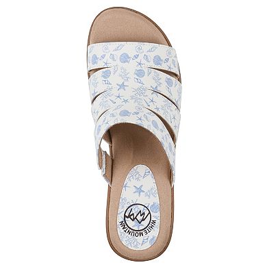 White Mountain Valora Women's Slip-On Clog Sandals