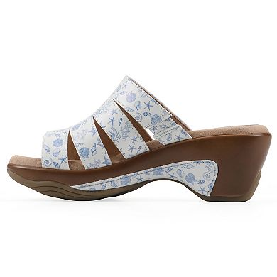 White Mountain Valora Women's Slip-On Clog Sandals