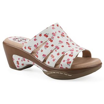 White Mountain Valora Women's Slip-On Clog Sandals