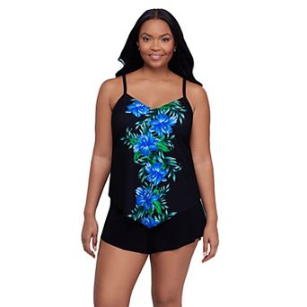 Women's Trimshaper Hank Tankini Swim Top