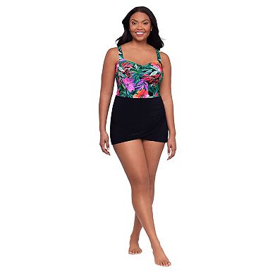 Women's Trimshaper Floral Swimdress