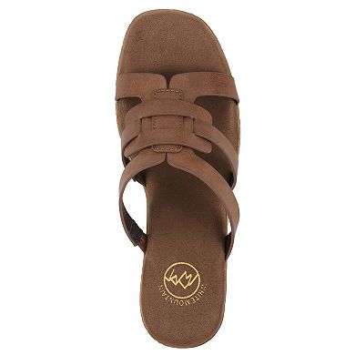 White Mountain Barillo Women's Platform Sandals