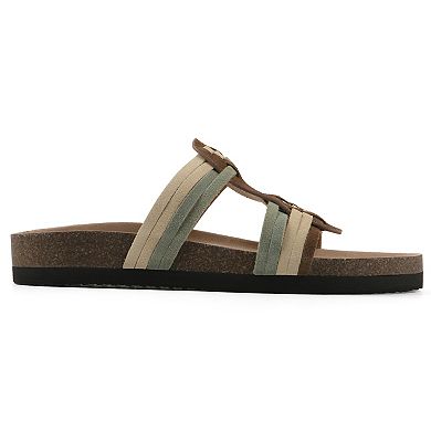 White Mountain Halicore Women's Cushioned Slide Sandals