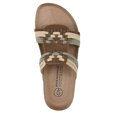 White Mountain Halicore Women's Cushioned Slide Sandals