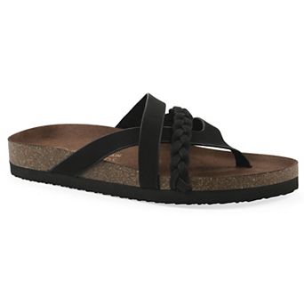 White Mountain Halogen Women's Cushioned Footbed Slingback Sandals