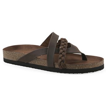 White Mountain Halogen Women's Cushioned Footbed Slingback Sandals
