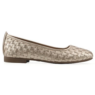 White Mountain Boccie Women's Ballet Flats