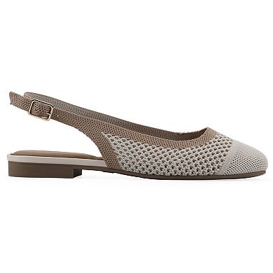 White Mountain Bonie Women's Slingback Flats