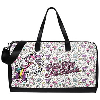 Ful Sanrio Hello Kitty and Friends “Sugar Rush” Black & White Weekender Duffel