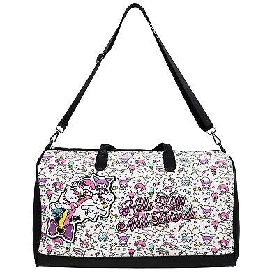 Ful Sanrio Hello Kitty and Friends “Sugar Rush” Black & White Weekender Duffel