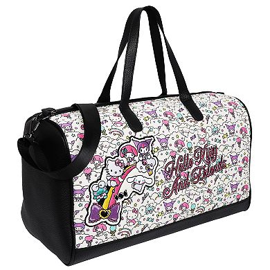 Ful Sanrio Hello Kitty and Friends “Sugar Rush” Black & White Weekender Duffel