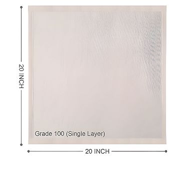 10 Pack Ultra Fine Reusable Cheese Cloths Unbleached Muslin for Straining