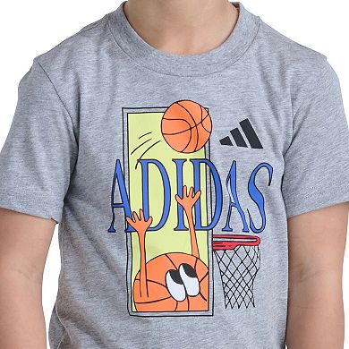 Boys 8-20 adidas Basketball Mascot Short Sleeve Graphic Tee