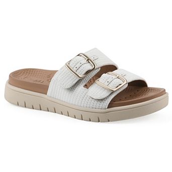 White Mountain Nanny Women's Recovery Slide Sandals
