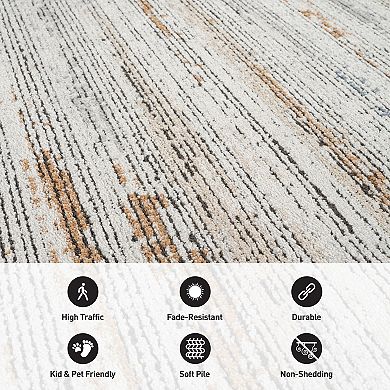 World Rug Gallery Painter's Loft Multi Rug