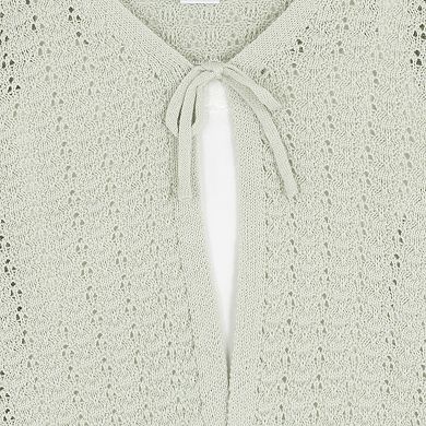 Girls 7-16 Tween Diva 2-pc. Tie Front Cardigan & Cami Set