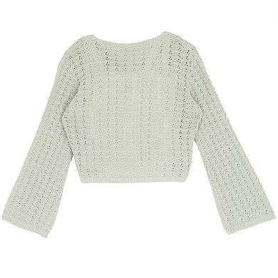 Girls 7-16 Tween Diva 2-pc. Tie Front Cardigan & Cami Set