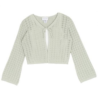 Girls 7-16 Tween Diva 2 pc Tie Front Cardigan & Cami Set