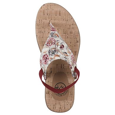 White Mountain Lifeway Women's Slingback Thong Sandals