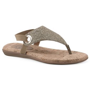 White Mountain Lifeway Women's Slingback Thong Sandals