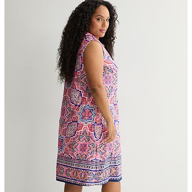 Plus Size Apt. 9® Sleeveless Zip Dress