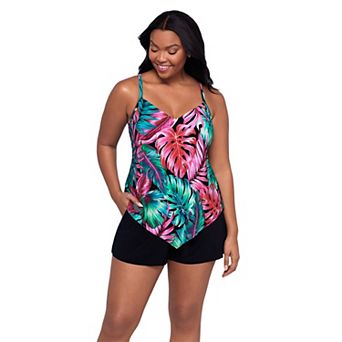 Women's Trimshaper Hank Romper with Adjustable Straps