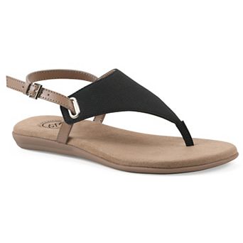 White Mountain Lifted Women's Slingback Thong Sandals