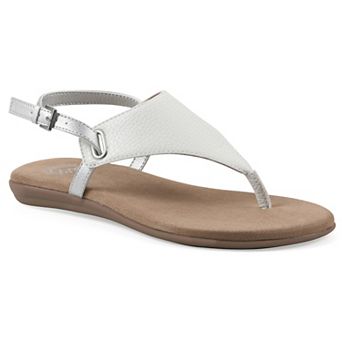 White Mountain Lifted Women's Slingback Thong Sandals
