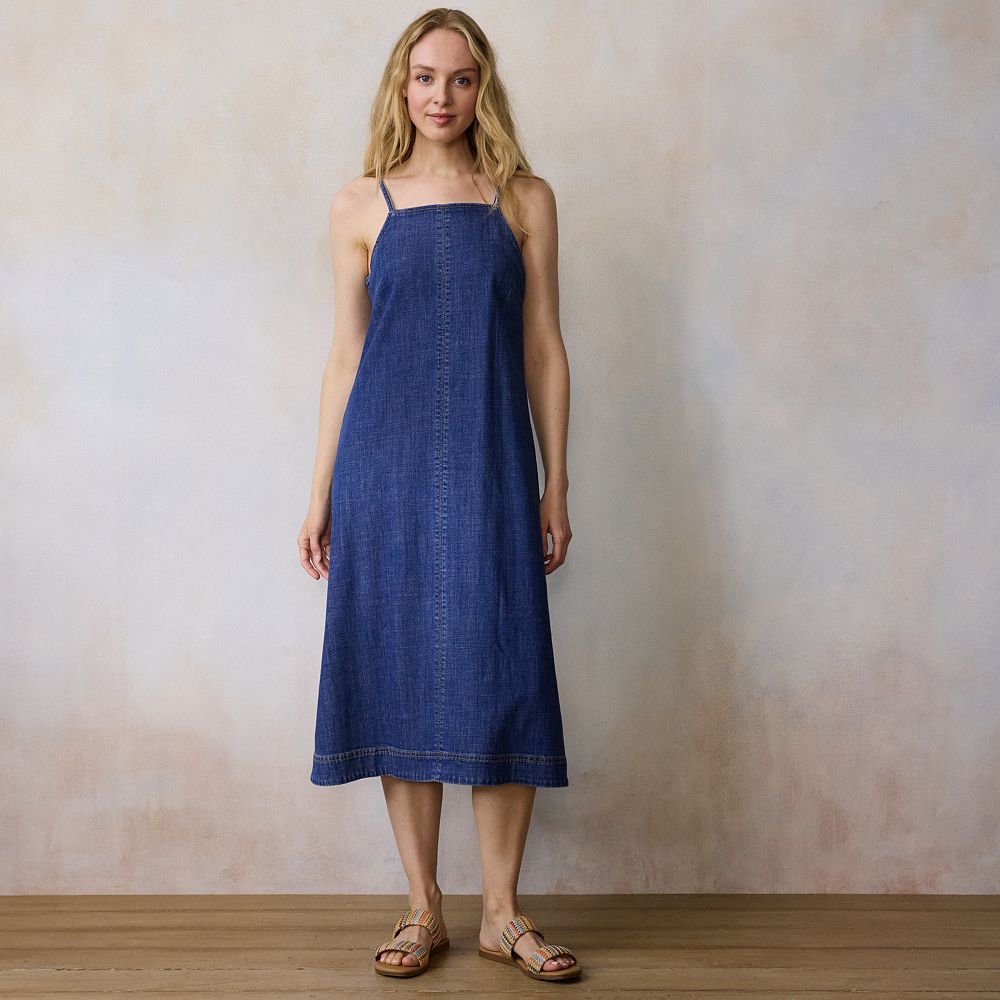 plus size denim tunic dress FantasyLinen Women Shirt Dress, Casual Shirt With Pockets Q3004 S / Blue semi-sheer White Lace Summer Dress Size:16.5 L 36-37 Cato Classics