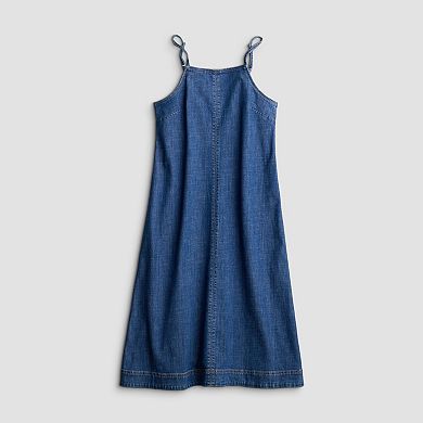 Women's LC Lauren Conrad Square Neck Denim Maxi Dress