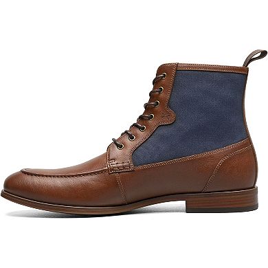 Stacy Adams Brumley Men's Moc Toe Lace-Up Boots