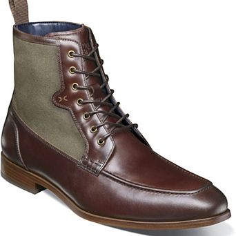 Stacy Adams Brumley Men's Moc Toe Lace-Up Boots