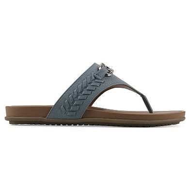White Mountain Aladdin Women's Thong Sandals
