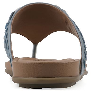 White Mountain Aladdin Women's Thong Sandals